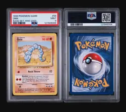 ONIX 56/102 - BASE SET 1999-2000 POKEMON CARD - FRESH SLAB POP 85 - PSA 9 MINT - Image 4