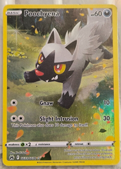Pokemon Poochyena GG33/GG70 Crown Zenith Full Art Holo NM - Image 1