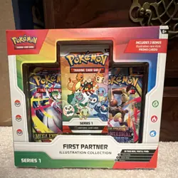 Pokemon TCG First Partner Illustration Collection Series 1 Box - Image 1