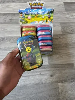 Pokemon TCG Ascended Heroes Mini Tins Sealed X10 In A Display Case Brand New - Image 3