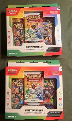 Pokemon First Partner Illustration Collection Series 1 - Lot of 2 - Image 1