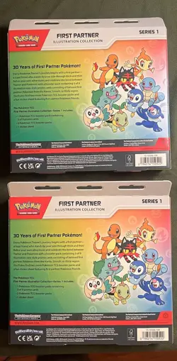 Pokemon First Partner Illustration Collection Series 1 - Lot of 2 - Image 2