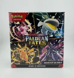 Pokemon TCG Scarlet & Violet Paldean Fates Booster Bundle, 6-Pack, New Sealed - Image 1