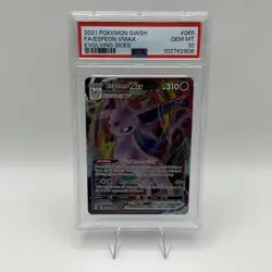 Espeon VMAX 065/203 FA Pokemon Evolving Skies PSA 10 Gem Mint Full Art 2021 SWSH - Image 1