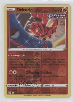 Oricorio Reverse Foil Pokemon Sword & Shield Fusion Strike #042 - Image 1
