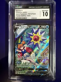 CGC 10 Starmie V TG13 Astral Radiance Alt Art Gem Mint Pokemon Trainer Gallery - Image 1