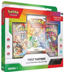 Pokemon TCG First Partner Illustration Collection Series 1 Sealed PRESALE - Image 1