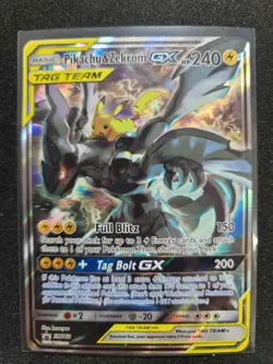 Pikachu & Zekrom GX - SM168 - Black Star Promo - NM - Pokemon - Image 1