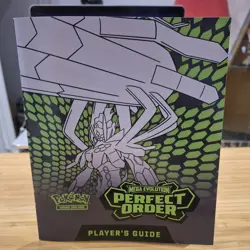 Pokemon Perfect Order Player's Guide TCG Elite Trainer ETB Booklet - Image 1