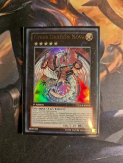 Yu-Gi-Oh! Cyber Dragon Nova SDCR-EN038 Ultra Rare 1st Edition Near Mint - Image 1