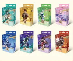 SHININGSOUL GENSHIN IMPACT Official TCG Booster Box Anime Game Card vol.2 Pre - Image 1