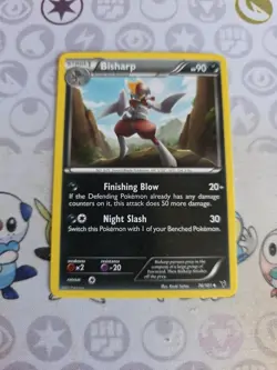 Bisharp 76/101 Pokemon card BW Noble Victories uncommon NM - Image 1