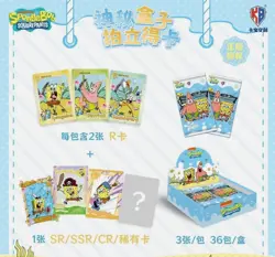 SpongeBob SquarePants Collection - Sealed Trading Cards Booster Box Polaroid - Image 3