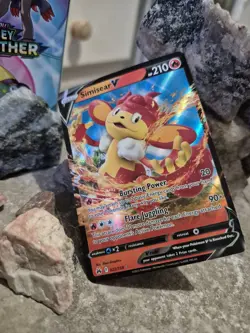 pokemon Cards SimisearV Holo Basic. 1pcs+1pcs Sleeve 2023 # 022/159 - Image 1