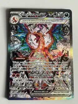 Charizard EX 223/197 Obsidian Flames Special Illustration Pokemon Card - Image 1