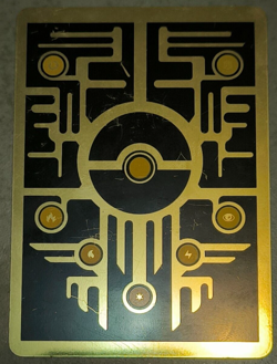Pokemon Ancient Mew Gold Black Metal Card - Image 2