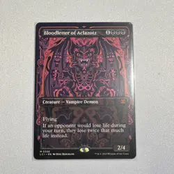 Wizards of the Coast Bloodletter of Aclazotz Mythic Black Borderless #336 Ixala… - Image 1