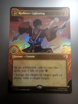 Magic the Gathering #343 Redirect Lightning Showcase Foil NM/M - Image 1