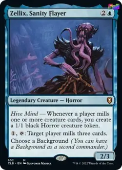 MTG Foil Zellix, Sanity Flayer 652 Commander Legends: Battle for Baldur's Gat... - Image 1