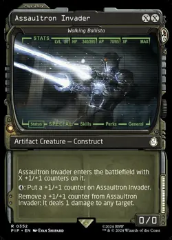 MTG Assaultron Invader - Walking Ballista - Showcase, Light Play, English Univer - Image 1