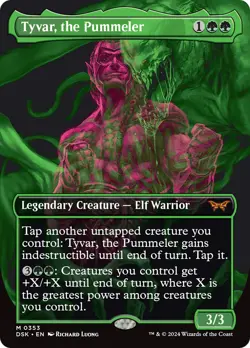 Tyvar, the Pummeler (Showcase) [Duskmourn: House of Horror] Near Mint - Image 1