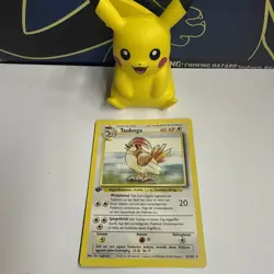Pokemon Karte Tauboga 22/102 Basis 1. Edition Deutsch - Image 1