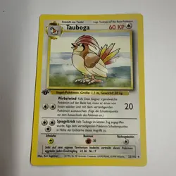 Pokemon Karte Tauboga 22/102 Basis 1. Edition Deutsch - Image 2