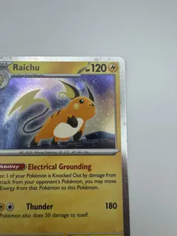 Raichu 026/165 Cosmos Holo 151 Sam's Club Exclusive Promo Pokemon TCG - Image 4