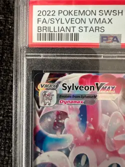 Pokemon Sylveon VMAX Brilliant Stars Trainer Gallery Full Art #TG15 PSA 10 - Image 3