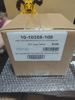 Pokemon TCG First Partner Illustration Series 1 CASE (6 BOXES) SEALED!! - Image 1