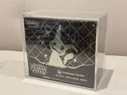 Paldean Fates Pokemon Center ETB - Elite Trainer Box - Sealed with Acrylic Case - Image 1