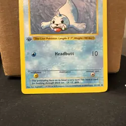Seel 41/102 and Sand shrew1st Edition Base Set Shadowless Pokemon Near mint - Image 1
