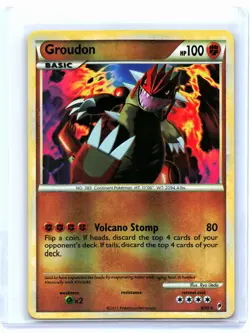 2011 Pokemon—Groudon #6/95 Call of Legends—Reverse Holo [Moderately Played] - Image 1
