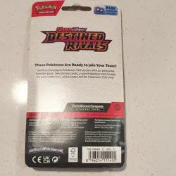 Pokemon TCG Scarlet & Violet Destined Rivals Booster Pack Rellor Rabsca Promo - Image 2