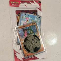 Pokemon TCG Scarlet & Violet Destined Rivals Booster Pack Shellos Gastrodon Coin - Image 1
