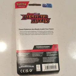 Pokemon TCG Scarlet & Violet Destined Rivals Booster Pack Shellos Gastrodon Coin - Image 2
