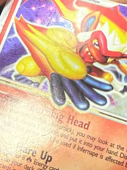 Pokemon Infernape LV.X Diamond and Pearl #121/130 [MP] Small Dents - Image 2