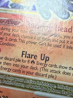 Pokemon Infernape LV.X Diamond and Pearl #121/130 [MP] Small Dents - Image 3