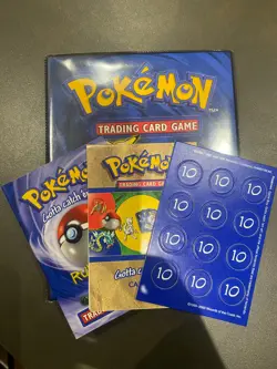 Excellent Original Pokemon WOTC 4 Pocket A5 Binder 1999 Vintage + Extras - Image 1