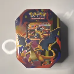 Pokemon TCG Mega Charizard Tin Booster Promo Box English Charizard Y ex 2026 - Image 1