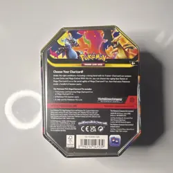 Pokemon TCG Mega Charizard Tin Booster Promo Box English Charizard Y ex 2026 - Image 2