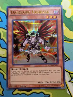 Yugioh Darklord Ukoback DUSA-EN022 Ultra Rare 1st Edition NM - Image 1