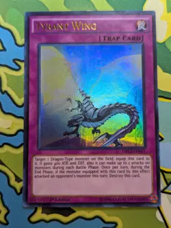 Tyrant Wing - DRL3-EN061 - Ultra Rare - 1st Edition NM YuGiOh! Dragons of Legend - Image 1