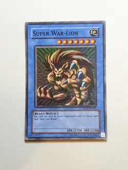 Yugioh Super War Lion PP02 EN001 Super Rare - Image 1