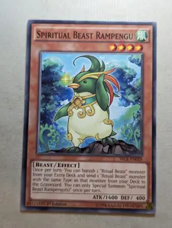 Spiritual Beast Rampengu Common Yugioh Card SECE-EN029 - Image 1