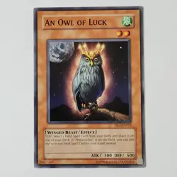 An Owl of Luck - DR1-EN021 - NM/VLP - Rare - Unlimited - Yugioh - Image 1
