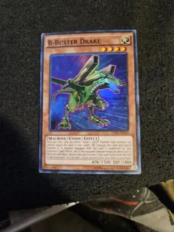 Yugioh B-Buster Drake SDKS-EN002 Super Rare 1st Edition - Image 1