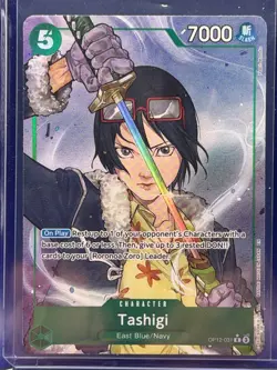 2025 One Piece TCG Tashigi Alternate Art Parallel OP12-031 Legacy Master NM - Image 3