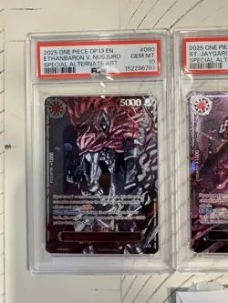 One Piece OP13 Five Elders God Pack (Demon Pack) PSA 10 Sequential Cert English - Image 2