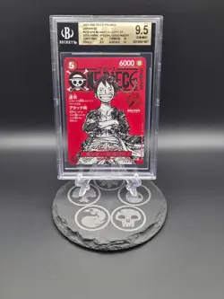 Monkey.D.Luffy Japanese One Piece Magazine Promo ST-21 PSA 10 and BGS 9.5 - Image 4